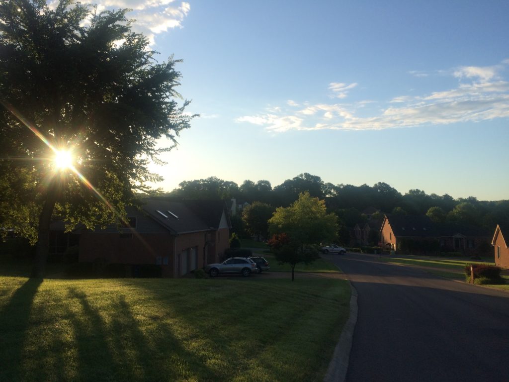 Neighborhood Morning Run 6-7-2016